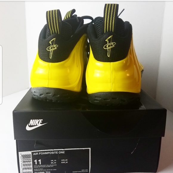 Nike Air Foamposites One-Wu-Tang Optic Yellow - Picture 8 of 13